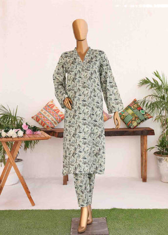Bin Saeed Fabric - WCKF-016- 2 Piece Printed Stitched Co-ords