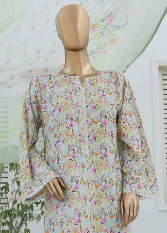 Bin Saeed Fabric - WCKF-022-3 Piece Lawn Printed