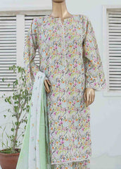 WCKF-022-3 Piece Lawn Printed