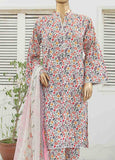 WCKF-024-3 Piece Lawn Printed