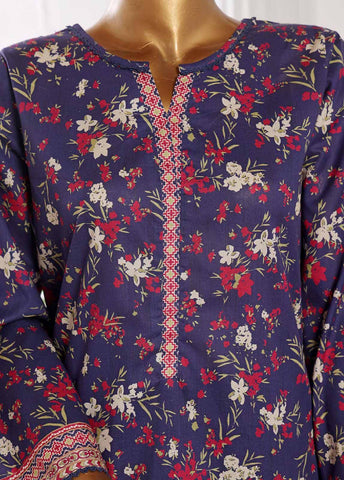 Bin Saeed Fabric - WCP-0015- 3 Piece Printed Stitched Suit