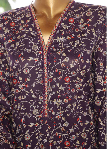 Bin Saeed Fabric - WCP-0017- 3 Piece Printed Stitched Suit