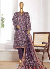 WCP-0017- 3 Piece Printed Stitched Suit