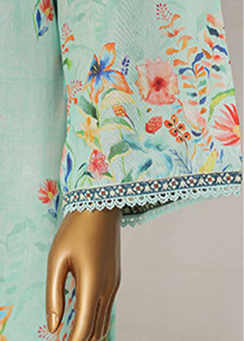 Bin Saeed Fabric - WCP-0032- 3 Piece Printed Stitched Suit