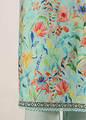 Bin Saeed Fabric - WCP-0032- 3 Piece Printed Stitched Suit