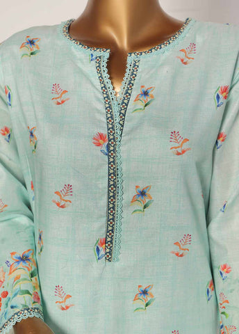 Bin Saeed Fabric - WCP-0032- 3 Piece Printed Stitched Suit