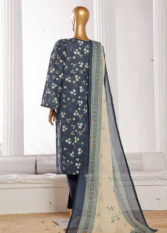 Bin Saeed Fabric - WCP-0036- 3 Piece Printed Stitched Suit
