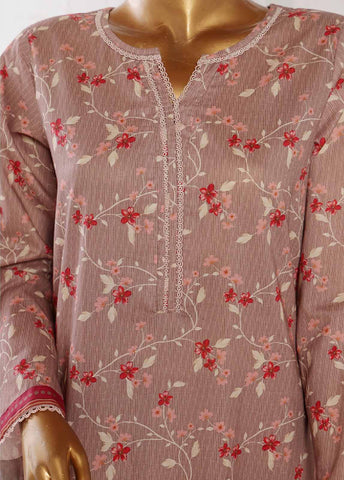 Bin Saeed Fabric - WCP-0039- 3 Piece Printed Stitched Suit
