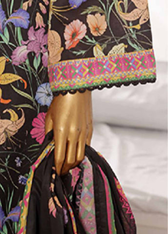 Bin Saeed Fabric - WCP-005- 3 Piece Printed Stitched Suit