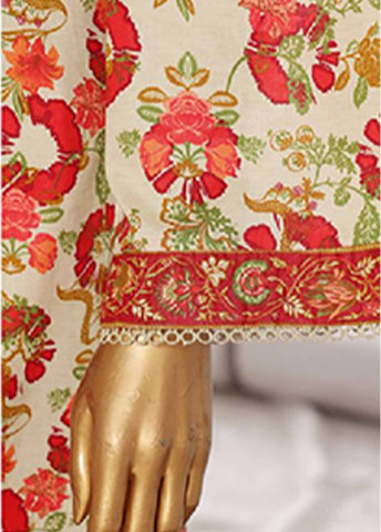 Bin Saeed Fabric - WCP-0050- 3 Piece Printed Stitched Suit