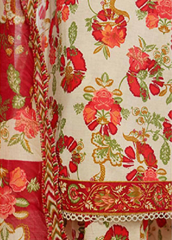 Bin Saeed Fabric - WCP-0050- 3 Piece Printed Stitched Suit