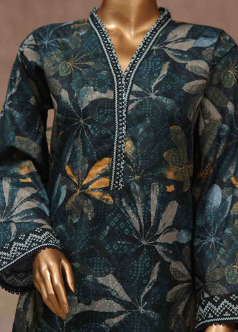 Bin Saeed Fabric - WCP-011- 3 Piece Printed Stitched Suit