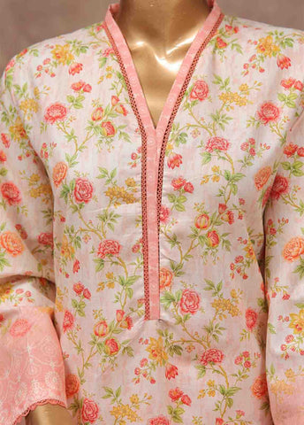 Bin Saeed Fabric - WCP-022- 3 Piece Printed Stitched Suit
