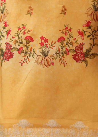 Bin Saeed Fabric - WCP-028- 3 Piece Printed Stitched Suit