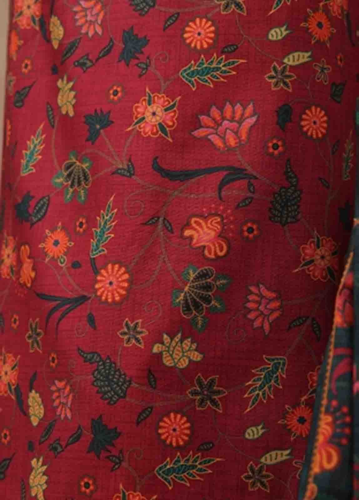 Bin Saeed Fabric - WCP-038- 3 Piece Printed Stitched Suit