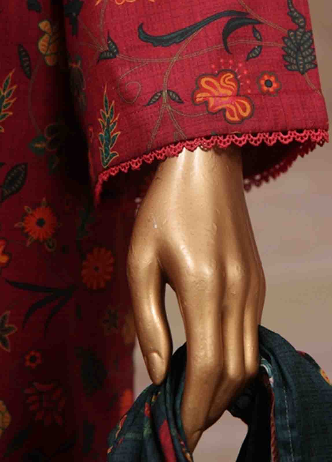 Bin Saeed Fabric - WCP-038- 3 Piece Printed Stitched Suit