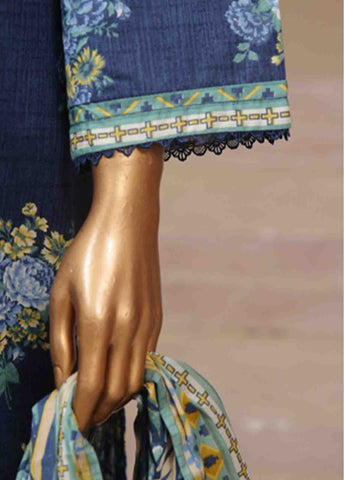 Bin Saeed Fabric - WCP-048- 3 Piece Printed Stitched Suit