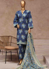 WCP-048- 3 Piece Printed Stitched Suit