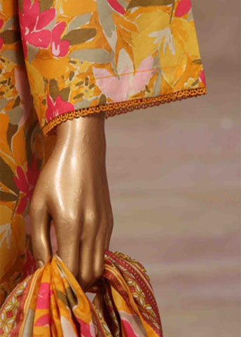 Bin Saeed Fabric - WCP-053- 3 Piece Printed Stitched Suit