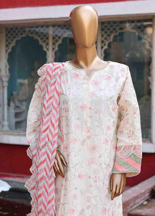 WCTF-001 C- 3 Piece Embroidered Stitched Suit