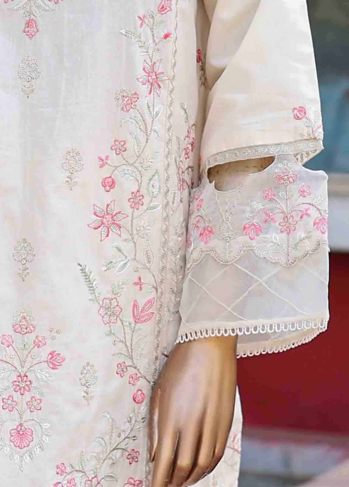 Bin Saeed Fabric - WCTF-001 A R71- 3 Piece Embroidered Stitched Suit