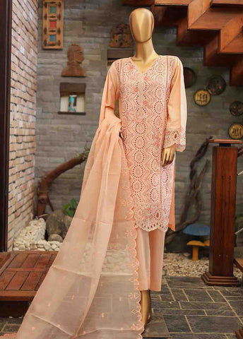 Bin Saeed Fabric - WCTF-002 A- 3 Piece Embroidered Stitched Suit