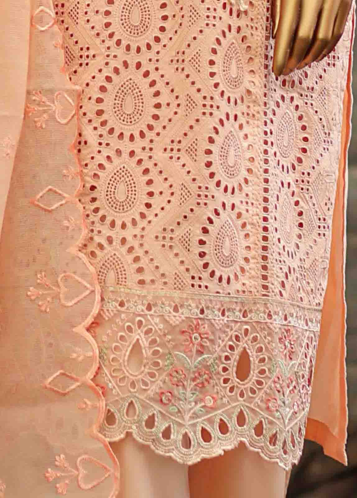 Bin Saeed Fabric - WCTF-002 A- 3 Piece Embroidered Stitched Suit