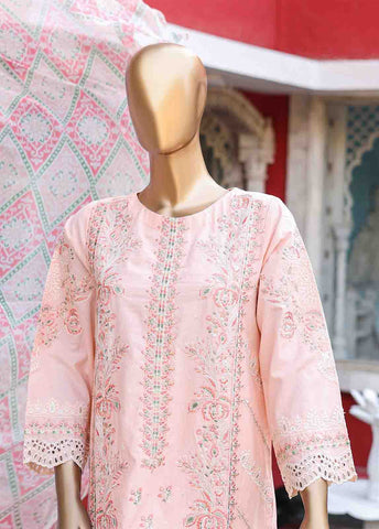 Bin Saeed Fabric - WCTF-002 B- 3 Piece Embroidered Stitched Suit