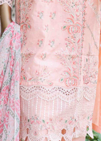 Bin Saeed Fabric - WCTF-002 B- 3 Piece Embroidered Stitched Suit