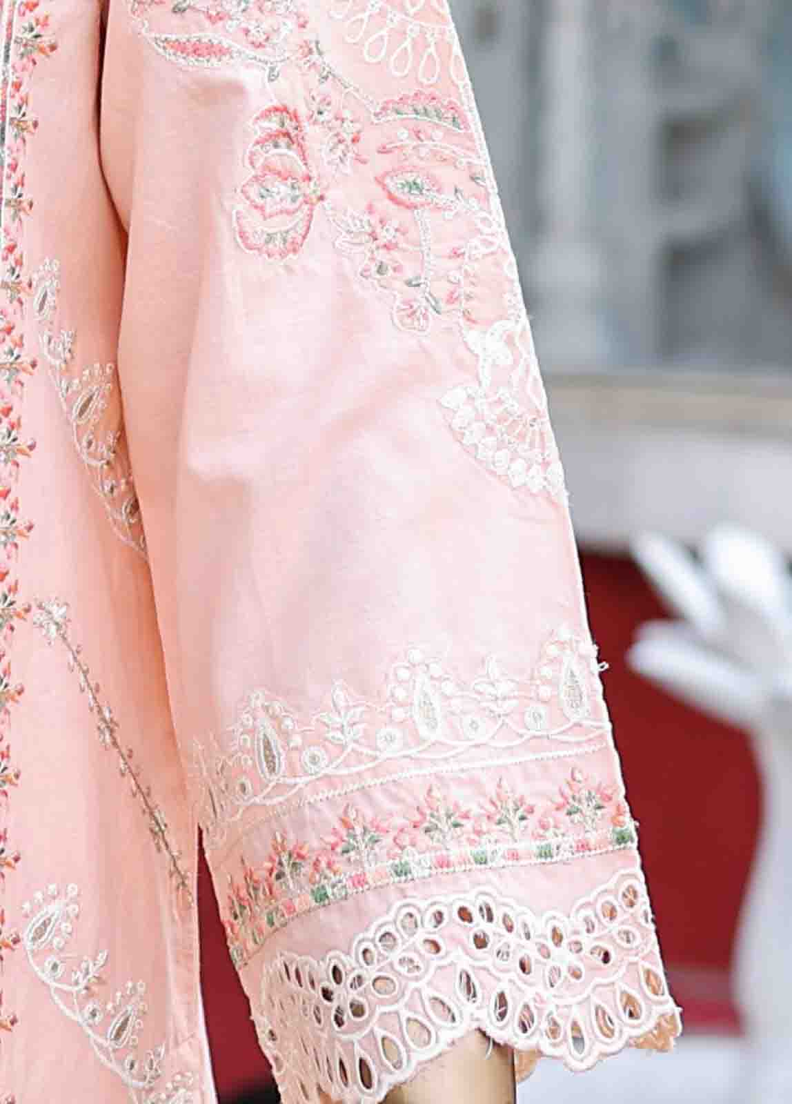 Bin Saeed Fabric - WCTF-002 B- 3 Piece Embroidered Stitched Suit
