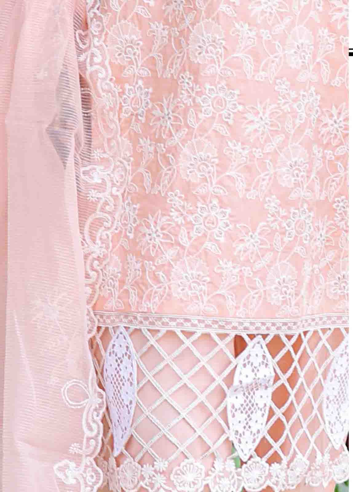 Bin Saeed Fabric - WCTF-002 C- 3 Piece Embroidered Stitched Suit