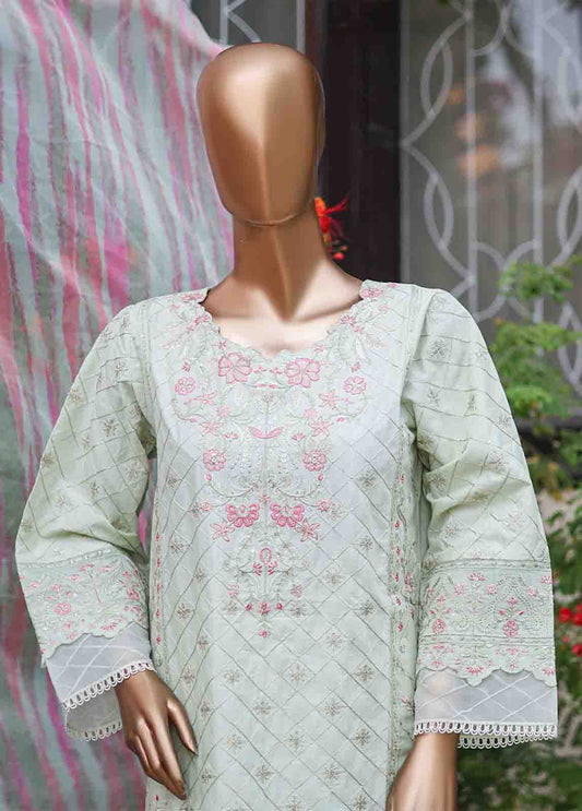 Bin Saeed Fabric - WCTF-003 B-R41 3 Piece Embroidered Stitched Suit