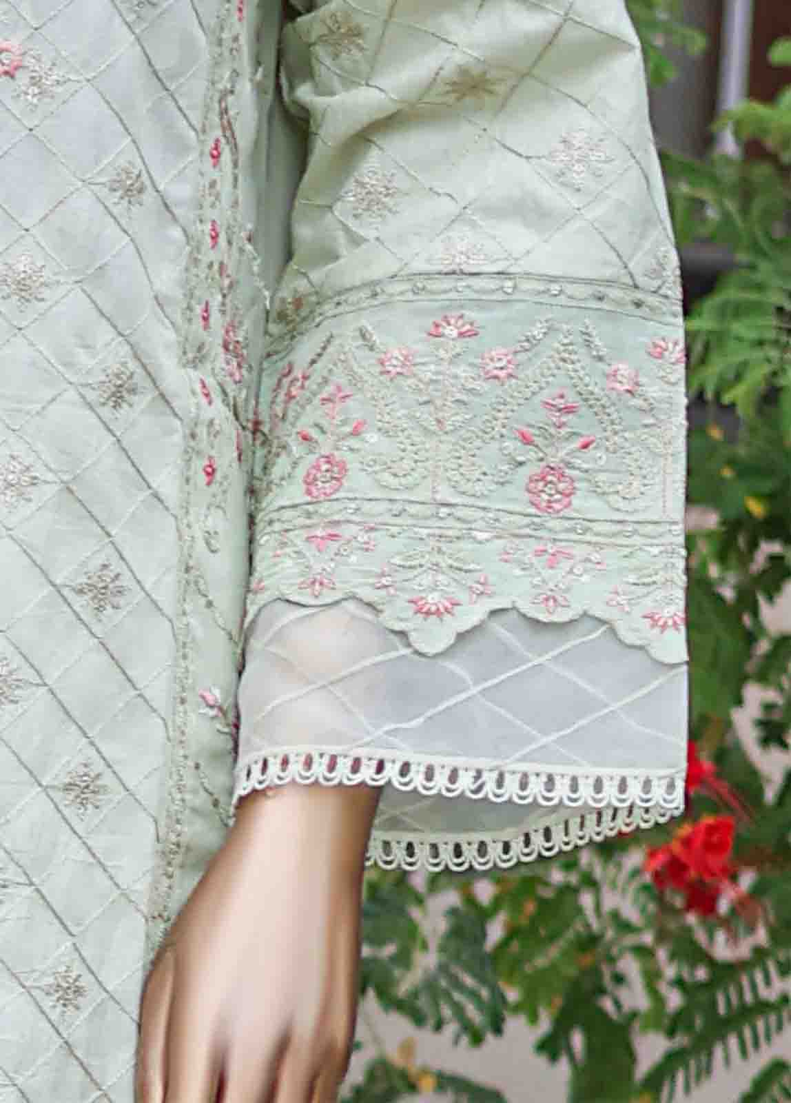 Bin Saeed Fabric - WCTF-003 B-R41 3 Piece Embroidered Stitched Suit