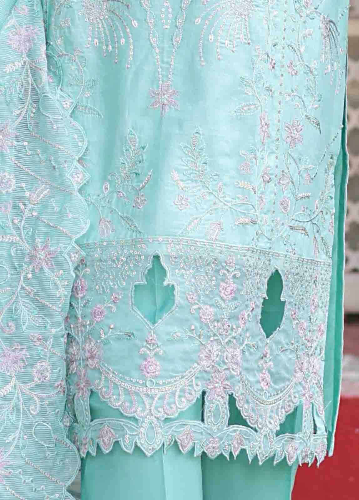 Bin Saeed Fabric - WCTF-006 B- 3  R71 Piece Embroidered Stitched Suit