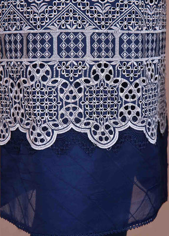 Bin Saeed Fabric - WCTF-008-R-3 Piece Chikankari Stitched Suit