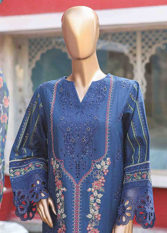 Bin Saeed Fabric - WCTF-008 B- 3 Piece Embroidered Stitched Suit