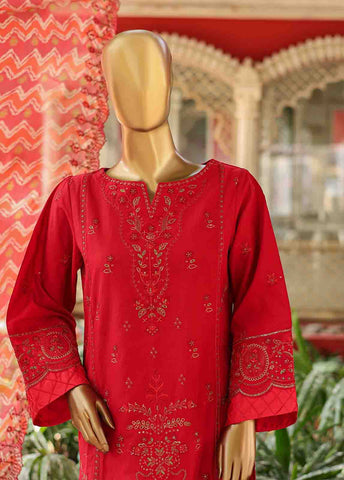 Bin Saeed Fabric - WCTF-009 B- 3 Piece Embroidered Stitched Suit