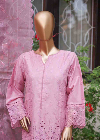 Bin Saeed Fabric - WCTF-010 A- 3 Piece Embroidered Stitched Suit