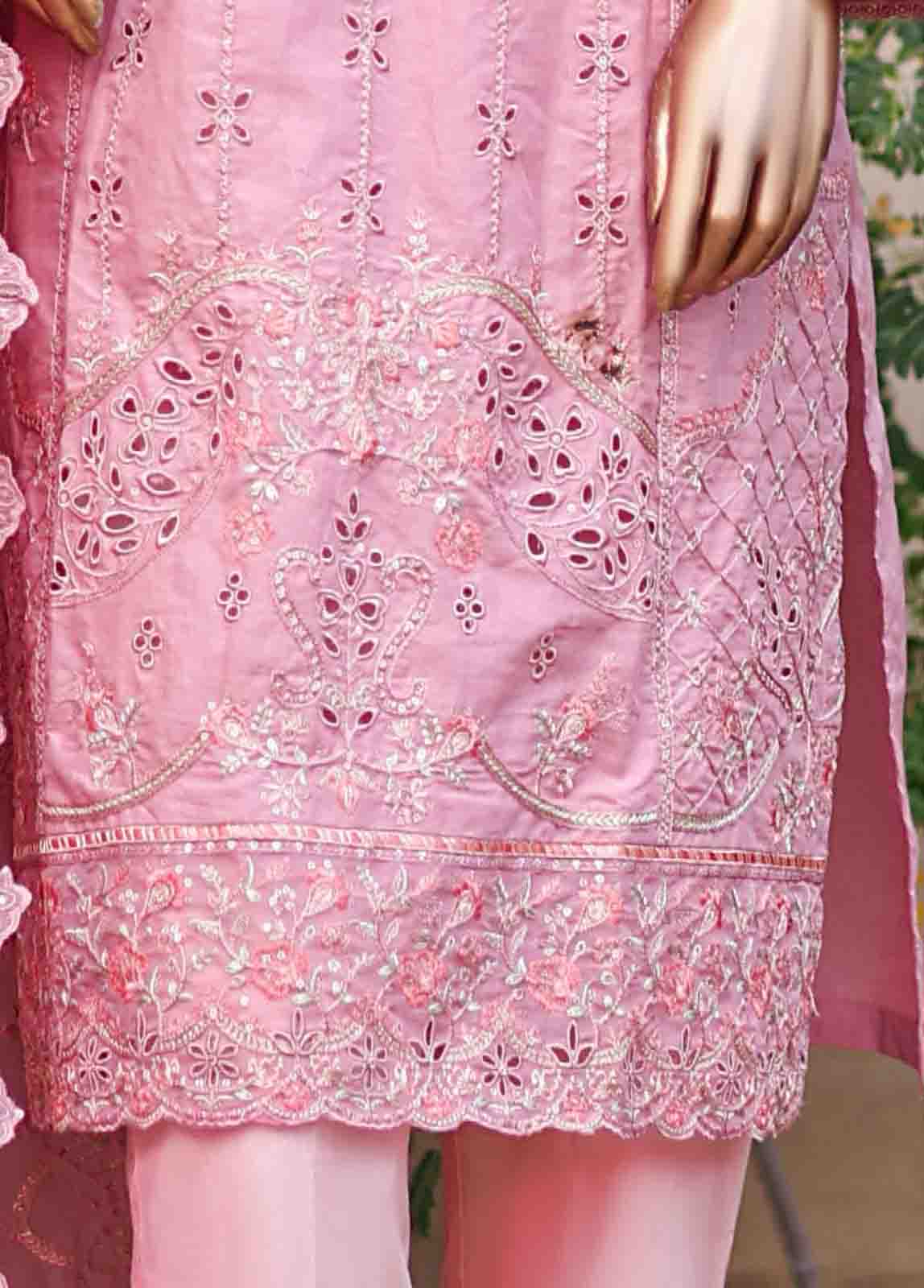 Bin Saeed Fabric - WCTF-010 B- 3 R71  Piece Embroidered Stitched Suit