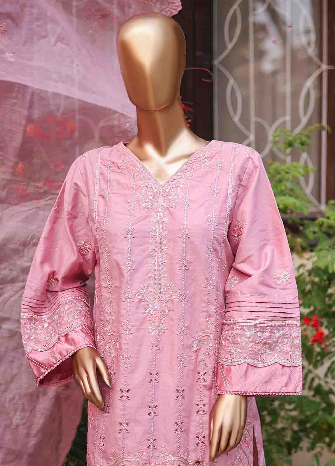 Bin Saeed Fabric - WCTF-010 B- 3 R71  Piece Embroidered Stitched Suit