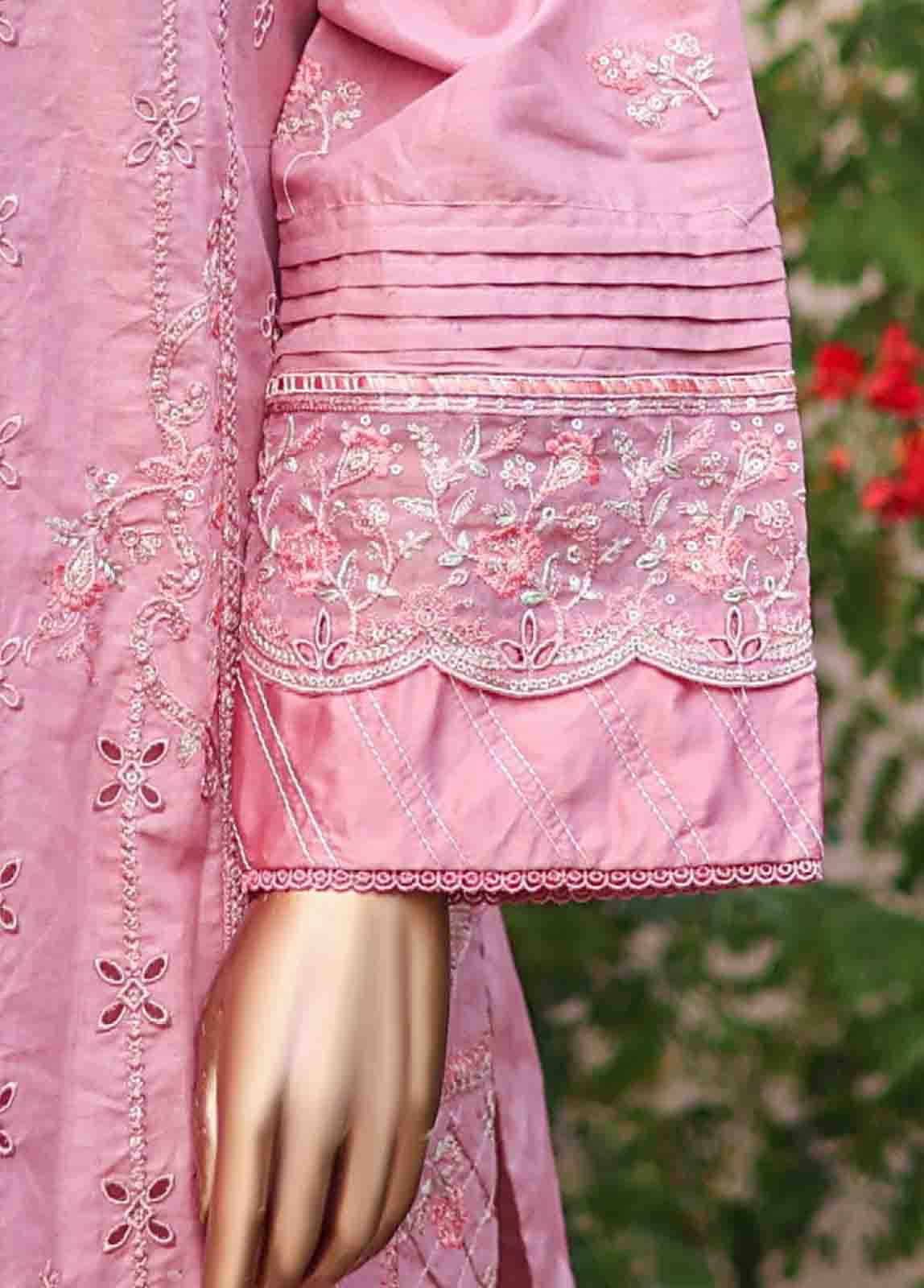 Bin Saeed Fabric - WCTF-010 B- 3 R71  Piece Embroidered Stitched Suit