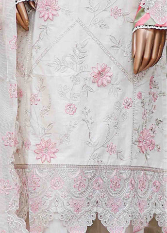Bin Saeed Fabric - WCTF-012 C- 3 Piece Embroidered Stitched Suit