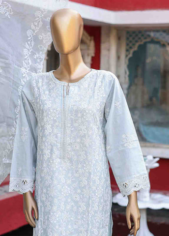 Bin Saeed Fabric - WCTF-013 C- 3 Piece Embroidered Stitched Suit