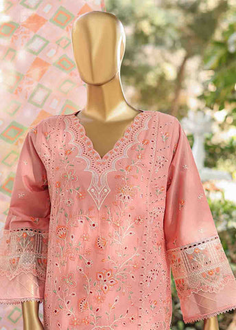 Bin Saeed Fabric - WCTF-015 B- 3 Piece Embroidered Stitched Suit