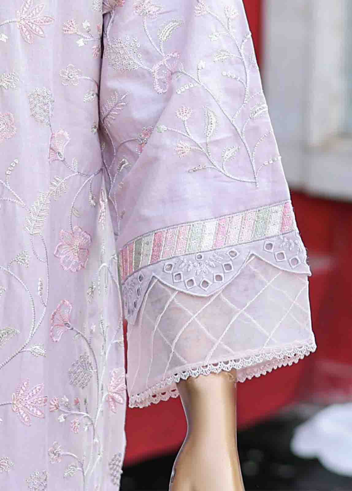 Bin Saeed Fabric - WCTF-017 B- R71 3 Piece Embroidered Stitched Suit