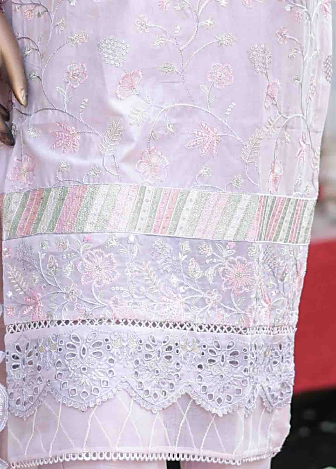 Bin Saeed Fabric - WCTF-017 B- R71 3 Piece Embroidered Stitched Suit