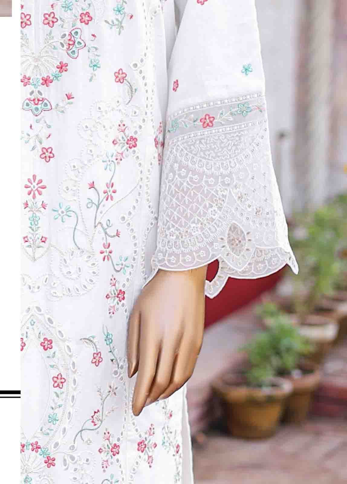 Bin Saeed Fabric - WCTF-018 A- 3 Piece Embroidered Stitched Suit