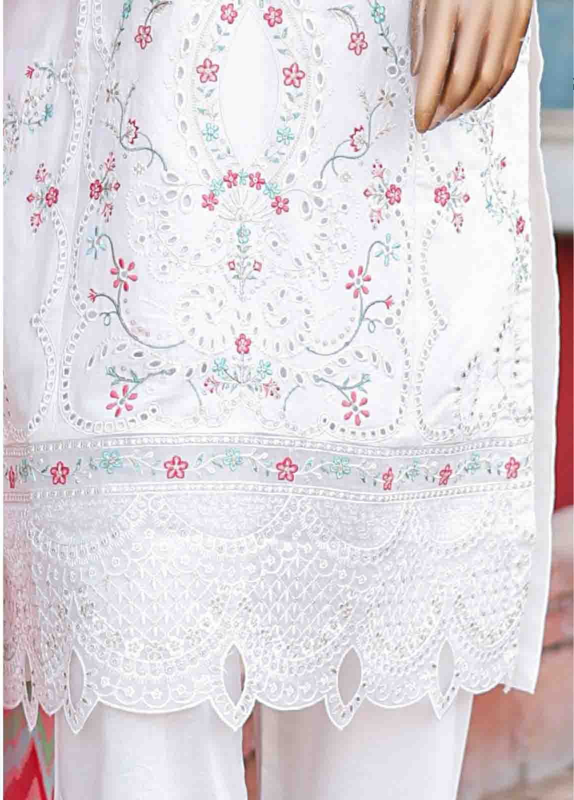 Bin Saeed Fabric - WCTF-018 A- 3 Piece Embroidered Stitched Suit