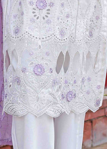 Bin Saeed Fabric - WCTF-018 C- 3 Piece Embroidered Stitched Suit