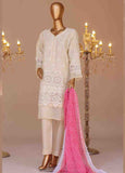 WCTF-019-R-3 Piece Chikankari Stitched Suit